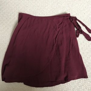 Kendall and Kylie mini wrap skirt